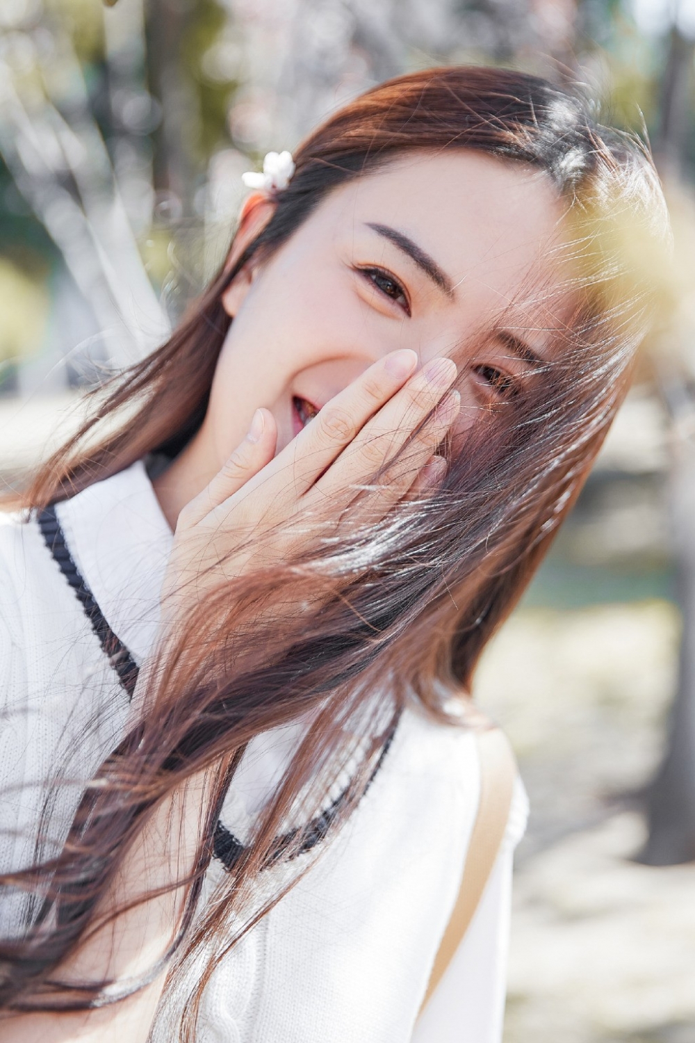 纯情日本美女校花户外写真
