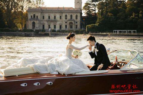 文咏珊与男友意大利举行古堡婚礼 
