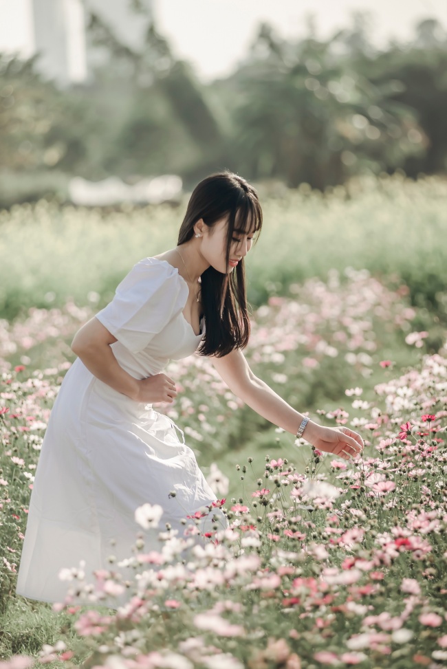 文艺风清新美女写真图片