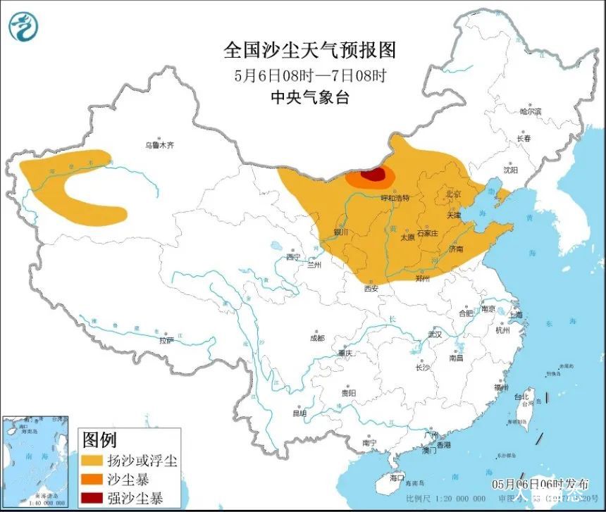 直击北方多地暴风沙尘天气 请注意出行安全并注意防护