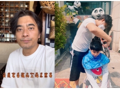 陈龙投身上海社区当志愿者后 摆摊为小区居民理发