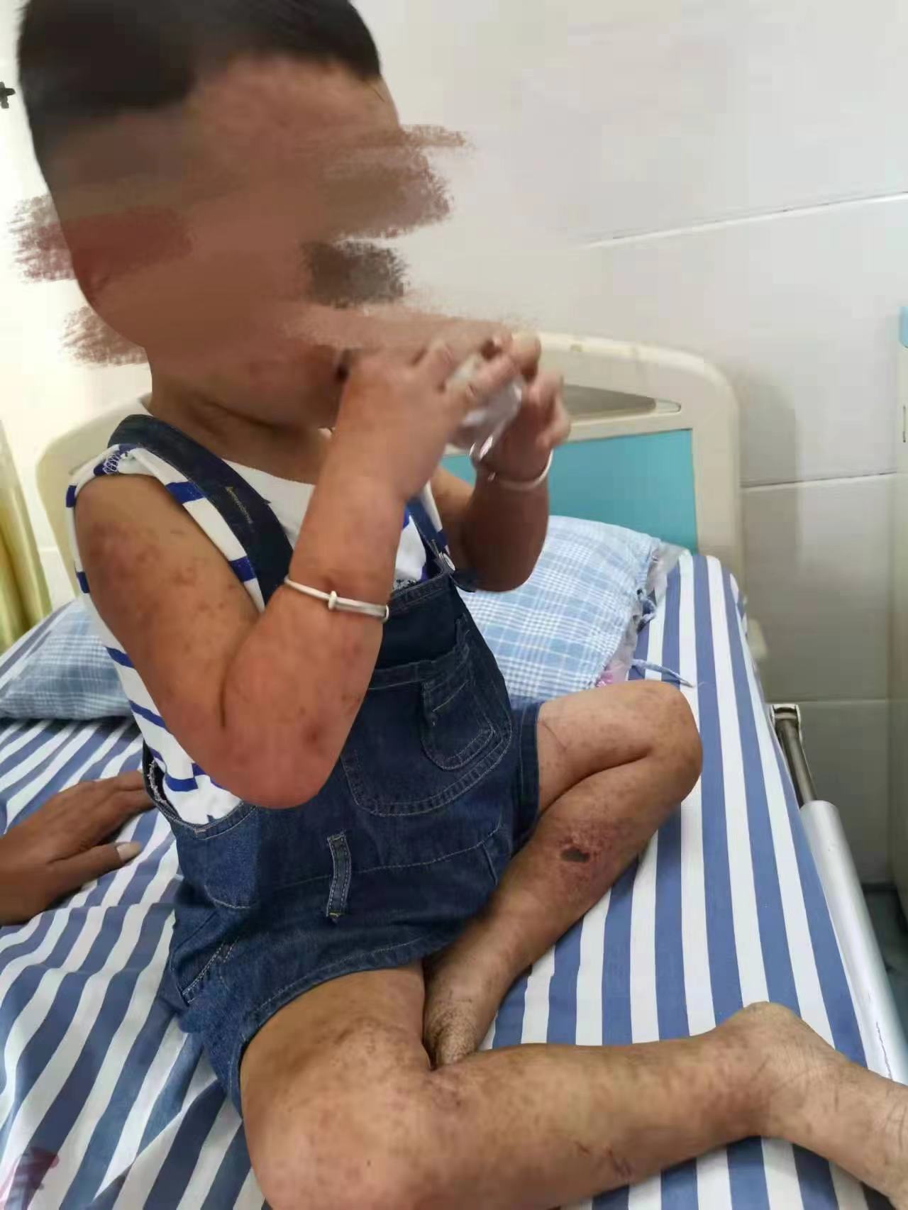 走失男童被找回。  受访者供图